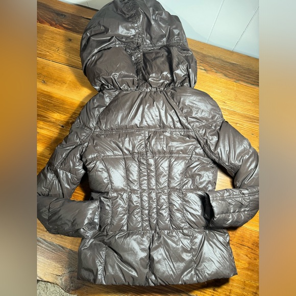 BCBG MaxAzria “Orson” Packable Lightweight Duck Down Puffer Jacket Espresso S - Picture 9 of 15